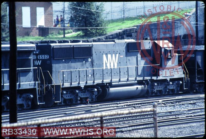 N&W EMD SD50-S #6502 at Bluefield, WV