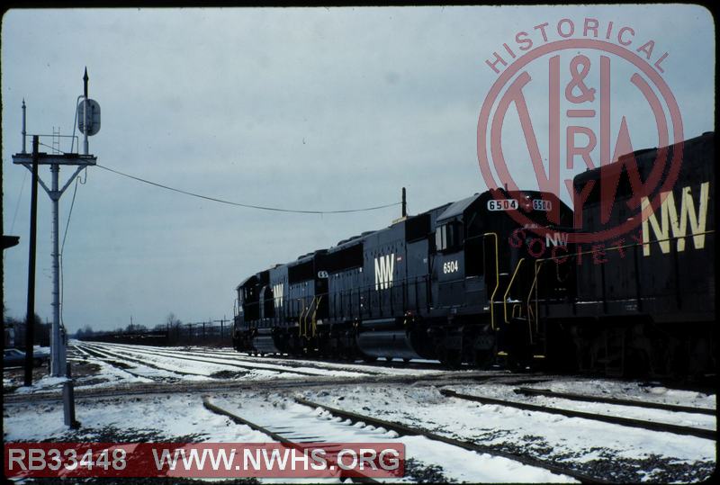 N&W EMD SD50-S #6504 at Lorain, OH