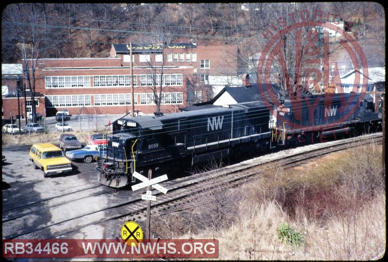 N&W GE C30-7 #8059 at Matoaka, WV