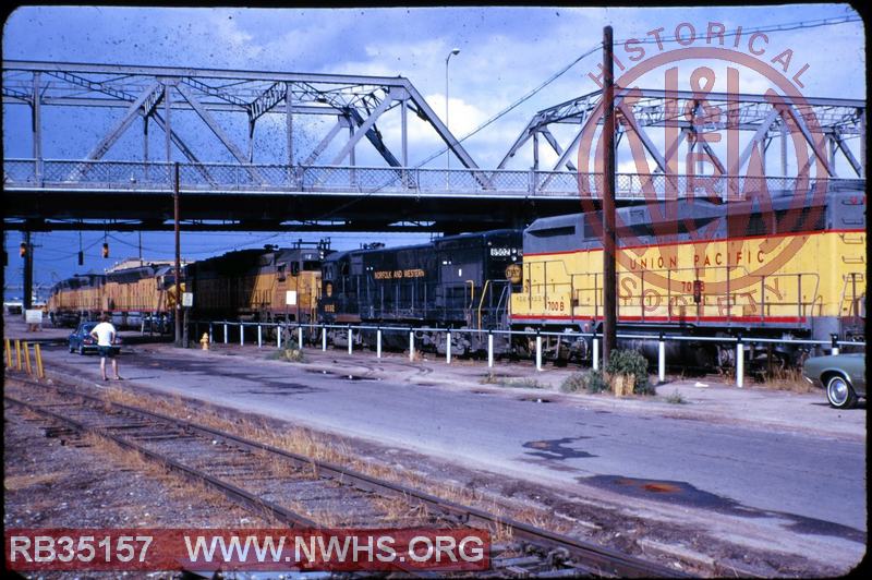 N&W GE U30B #8502 at Denver, CO