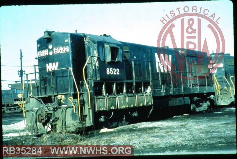 N&W GE U30B #8522 at Norfolk, VA