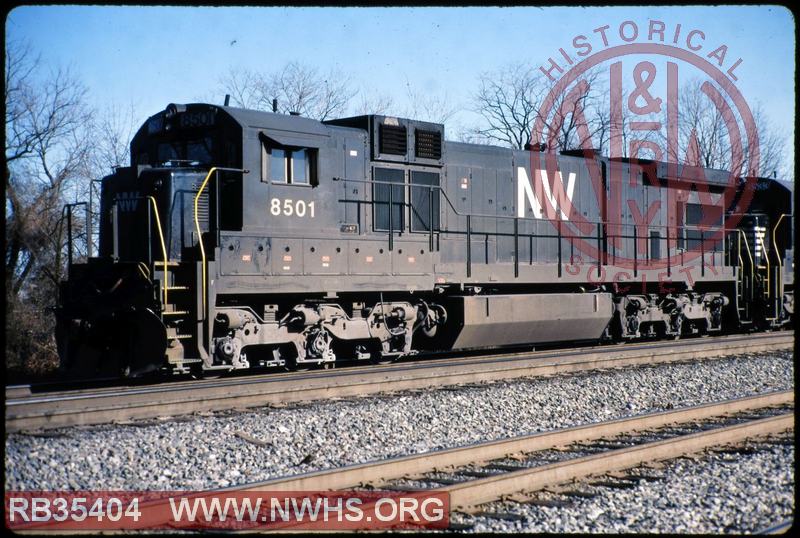 N&W GE C36-7 #8501 at Greensboro, NC