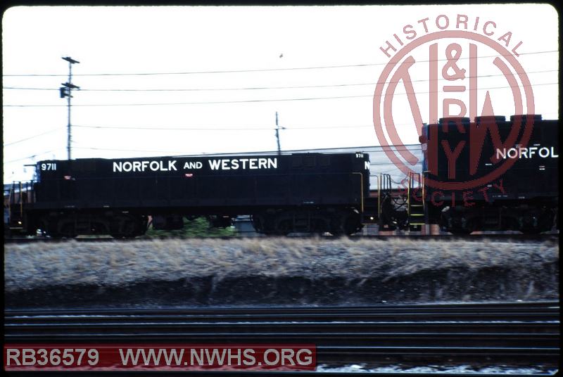 N&W EMD-N&W RP-E4 #9711 at Portsmouth, OH