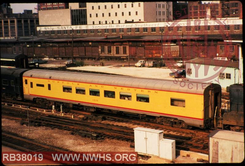 N&W coach #1836 at Chicago, IL