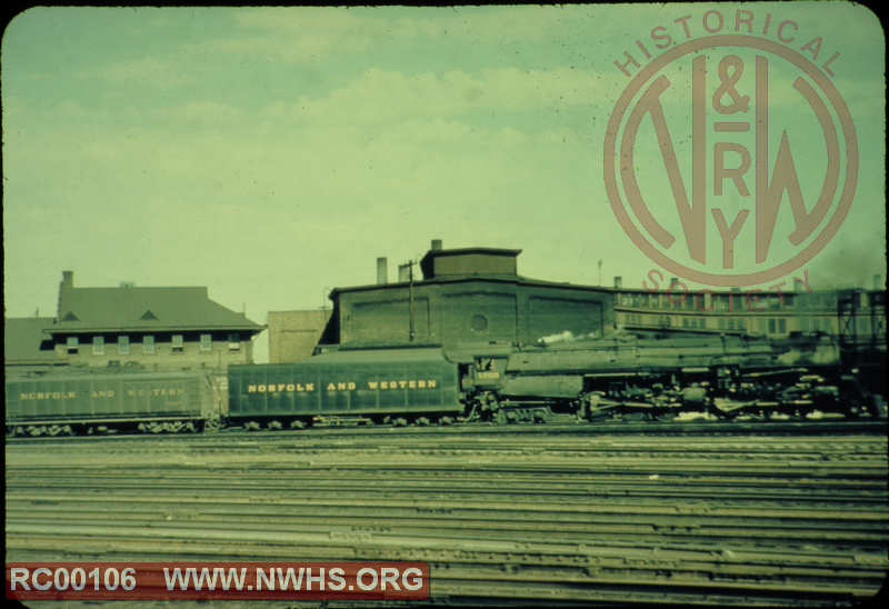 N&W Class A  #1200 with auxillary tender