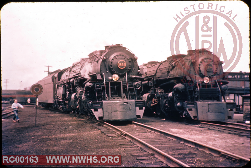 N&W Class A #1222 & #1234 at Columbus, OH