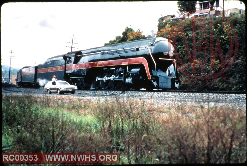 N&W Class J #611 in excursion service at Glen Lyn, VA