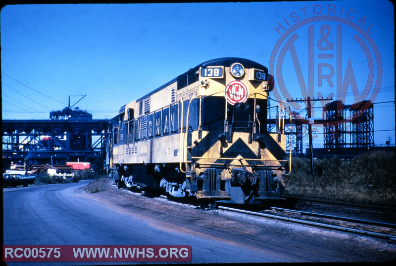 N&W H16-44 #138 (still in Virginian paint) at Sewalls Point, VA