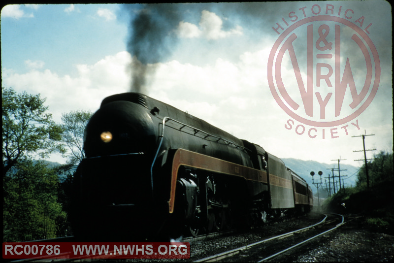 N&W Rwy Class J #611 in revenue service