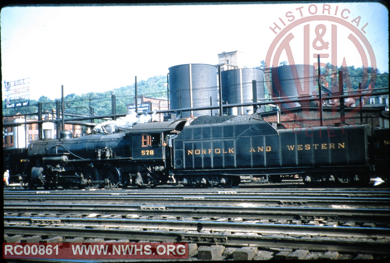 N&W Rwy Class E2a #578 at Bluefield, WV