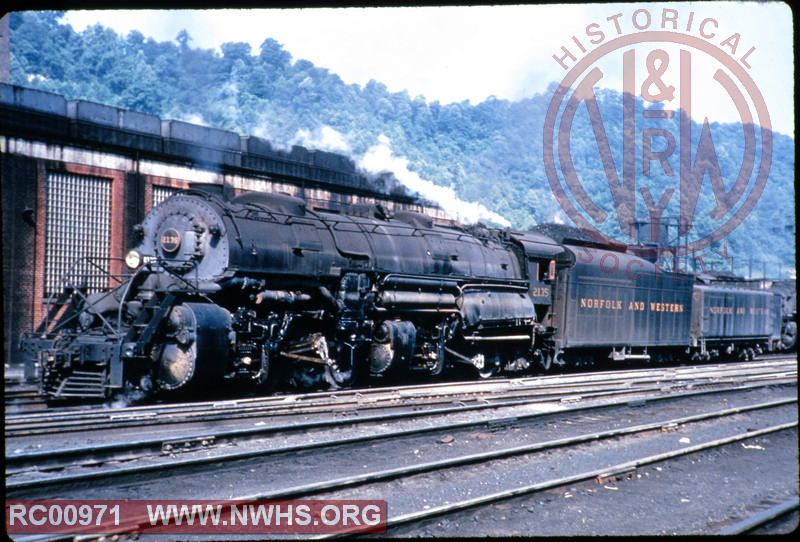 N&W Rwy Class Y6b No. 2175 at Bluefield, WV