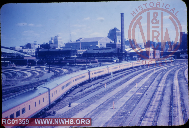 Union Pacific-Wabash "City of St Louis" entering St Louis Union Station